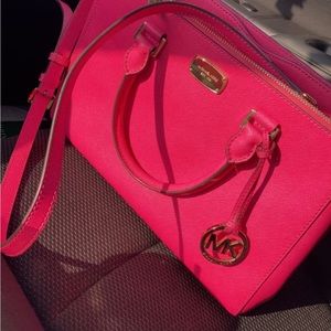Pink Michael Kors purse